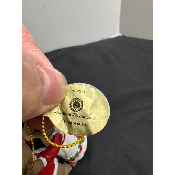 Bradford Exchange 2011 Hersheys Kisses Charming Tails Christmas Ornament Start E - Picture 5 of 7